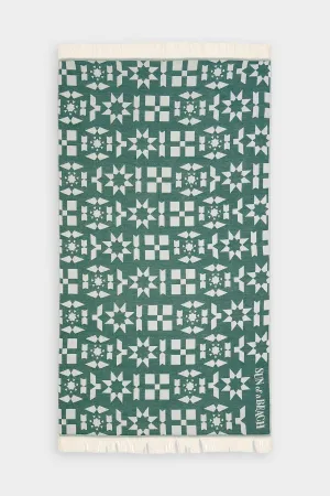 Feather Beach Towel in Formentera Verdona