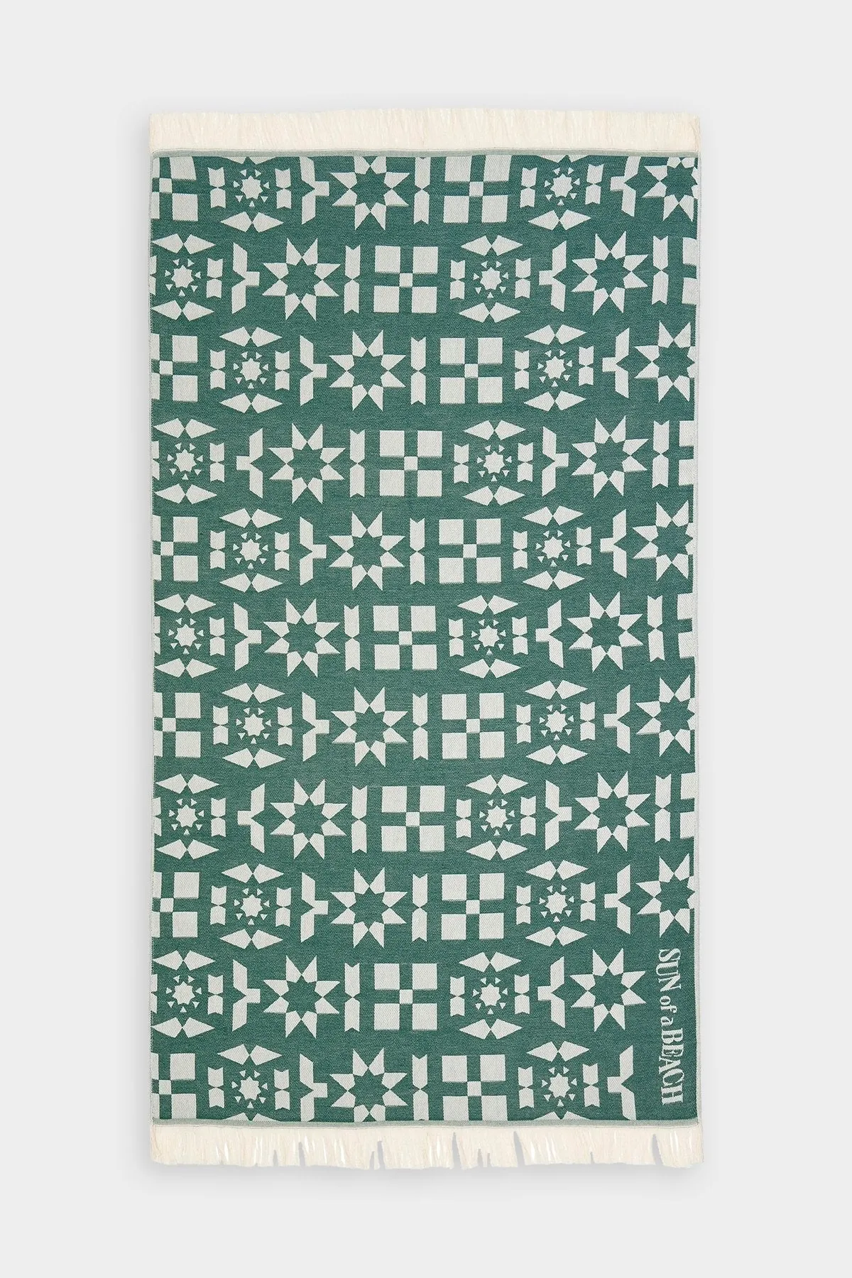 Feather Beach Towel in Formentera Verdona
