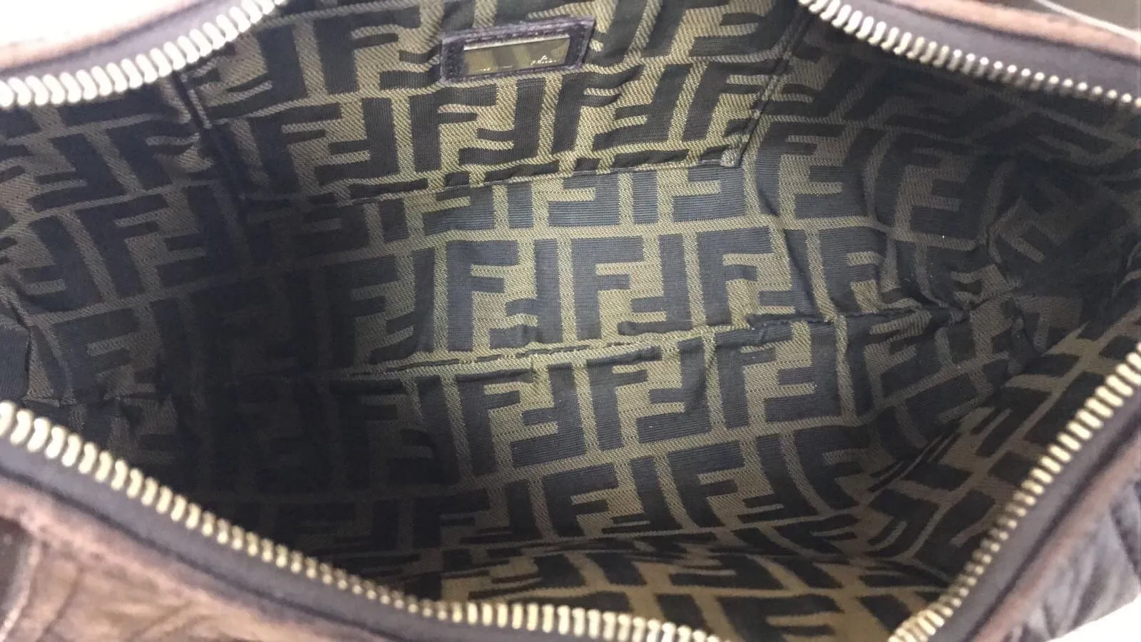 FENDI Brown Leather spy Hobo Bag - Last Call