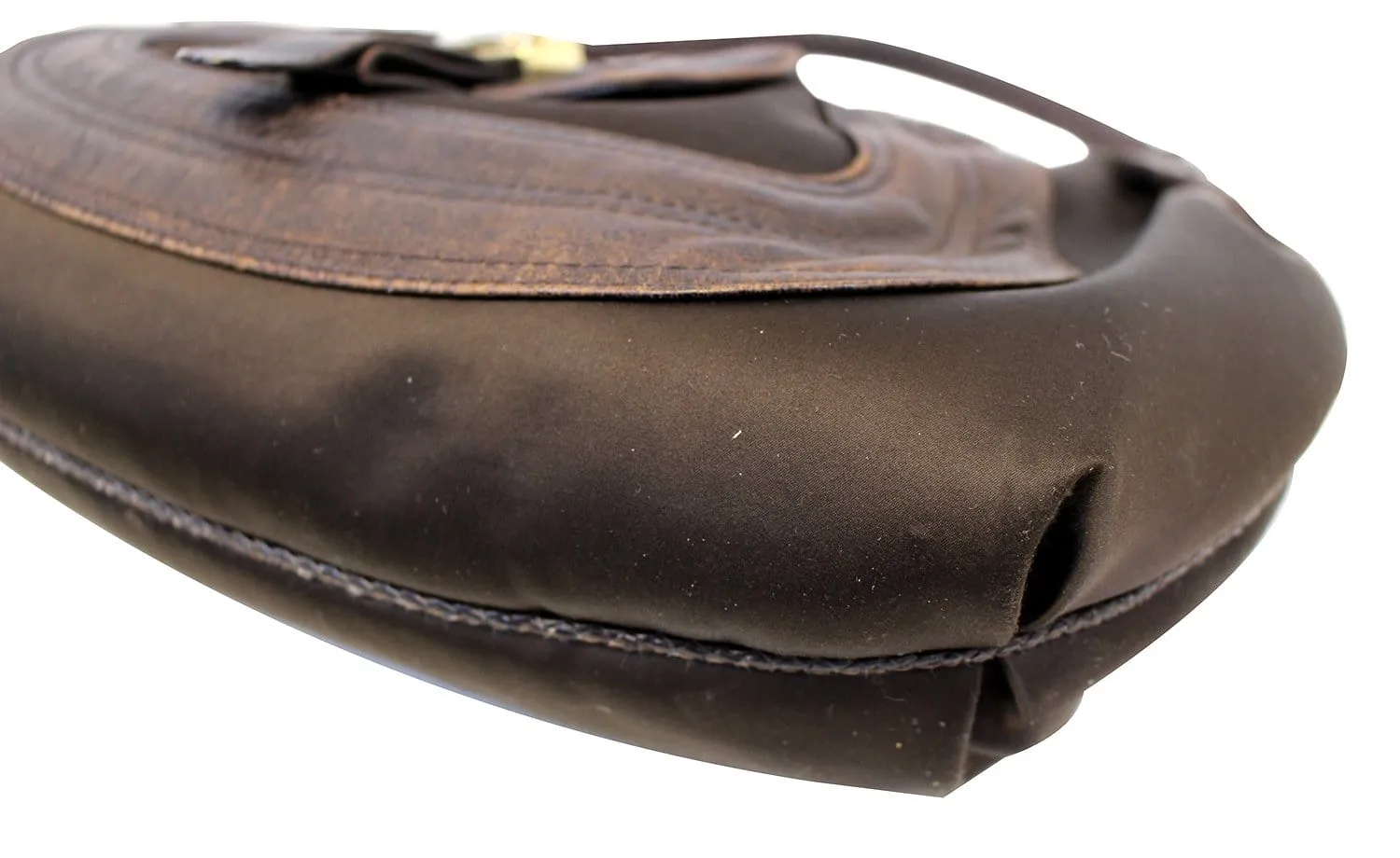 FENDI Brown Leather spy Hobo Bag - Last Call