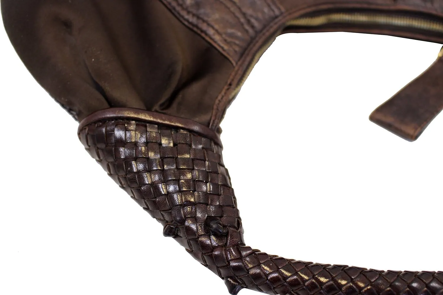 FENDI Brown Leather spy Hobo Bag - Last Call