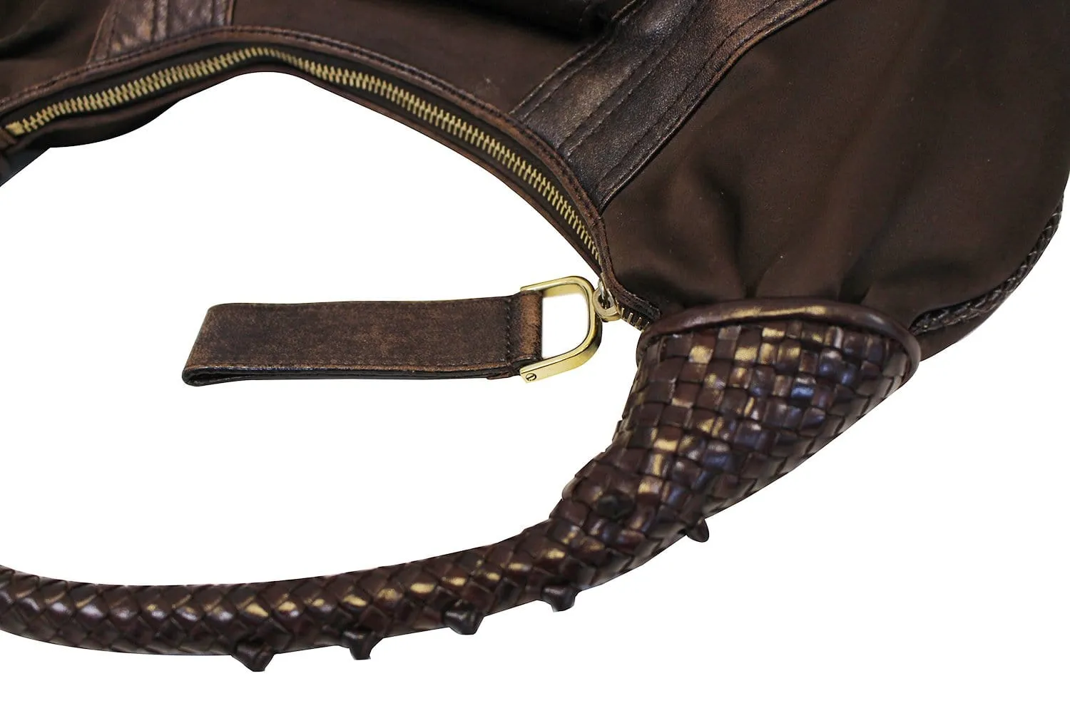 FENDI Brown Leather spy Hobo Bag - Last Call