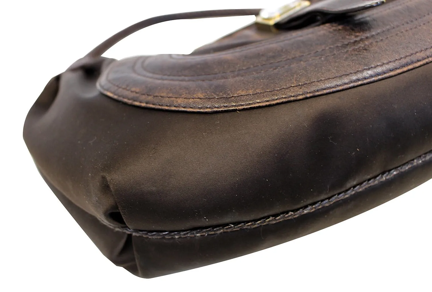 FENDI Brown Leather spy Hobo Bag - Last Call