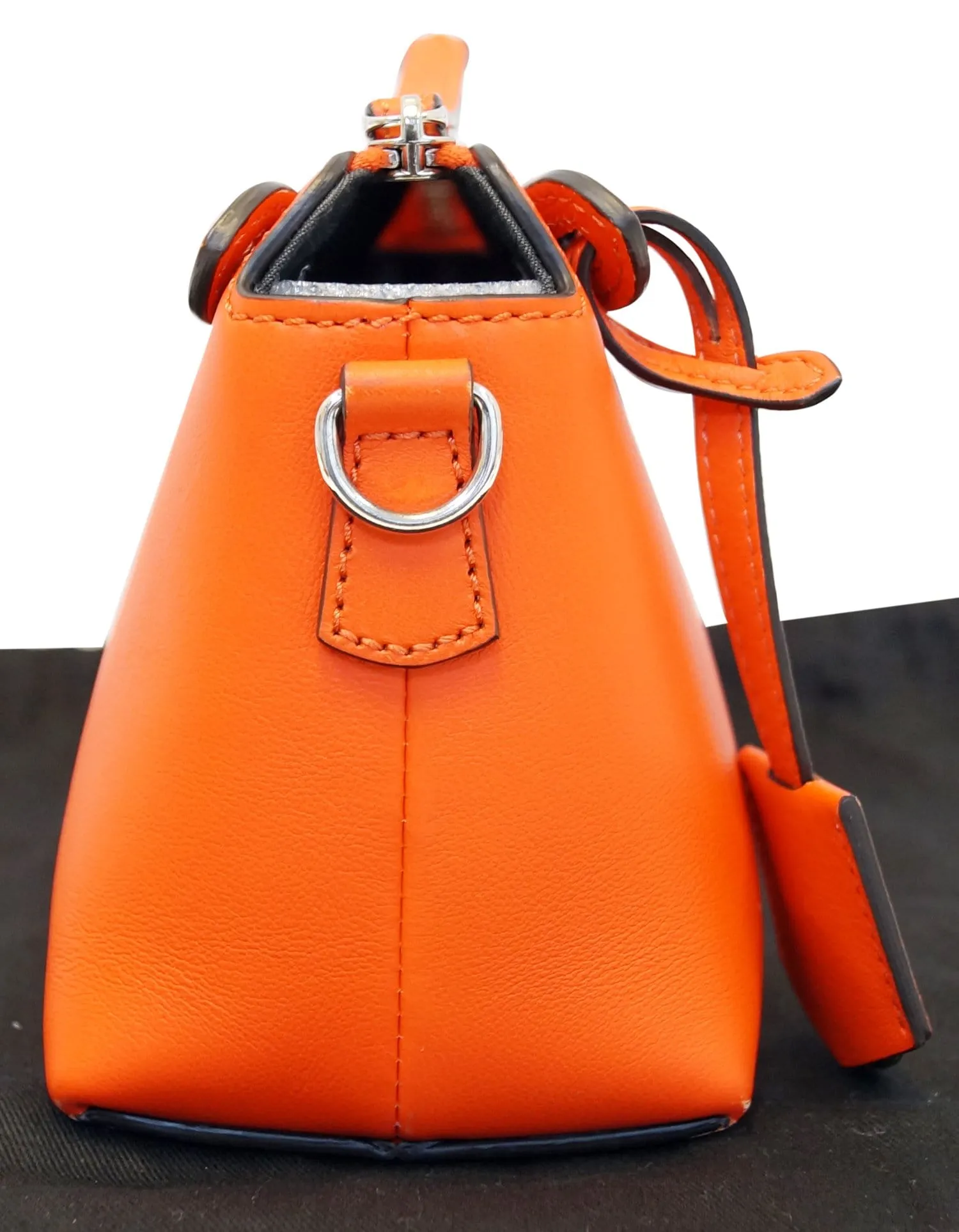 FENDI Orange Leather By the Way Mini Shoulder Crossbody Bag - FINAL CALL