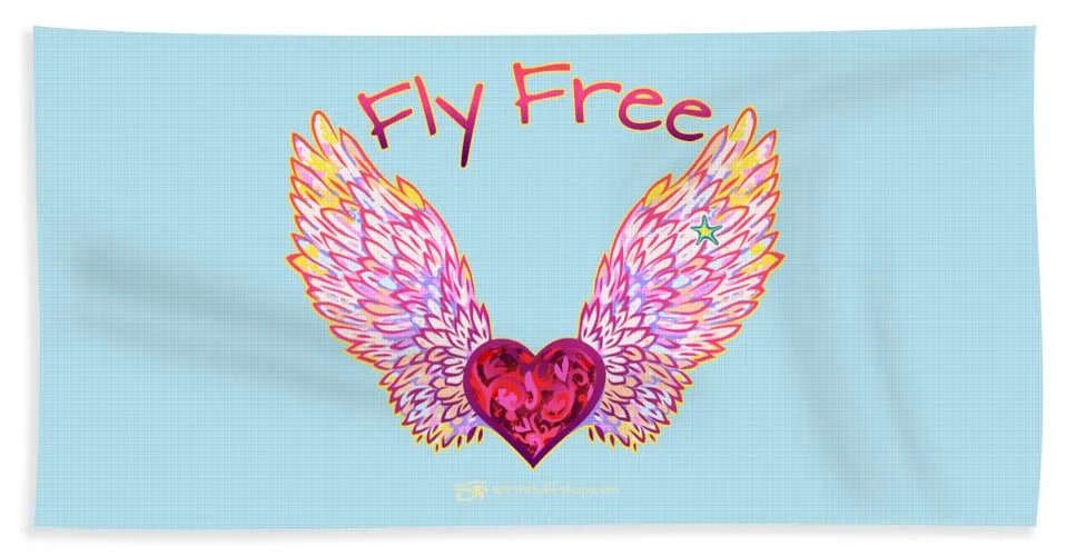Fly Free - Bath Towel