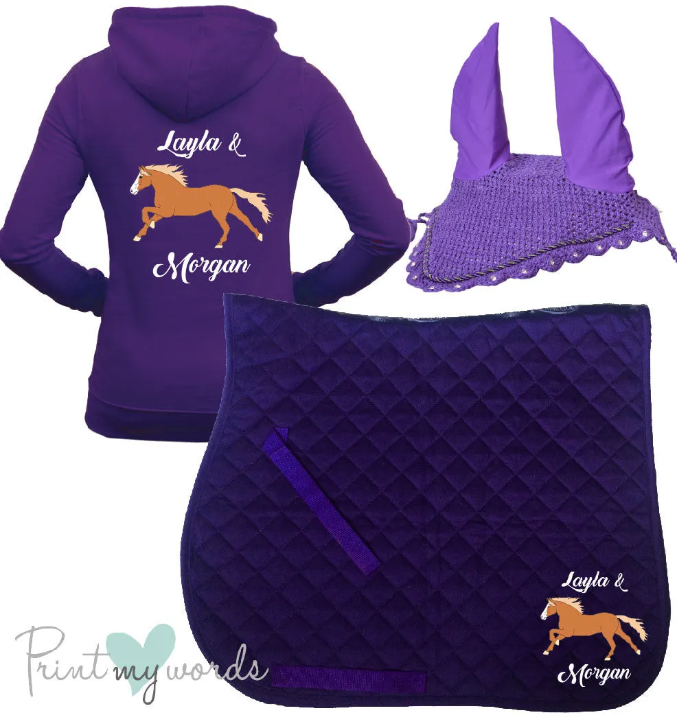 'Freya' Ladies Personalised Matching Equestrian Set - Elegant Design
