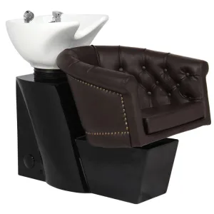 Gabbiano London Hair Wash Unit Brown
