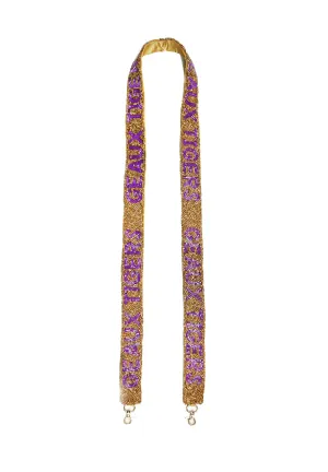 Geaux Tigers Beaded Strap Gold