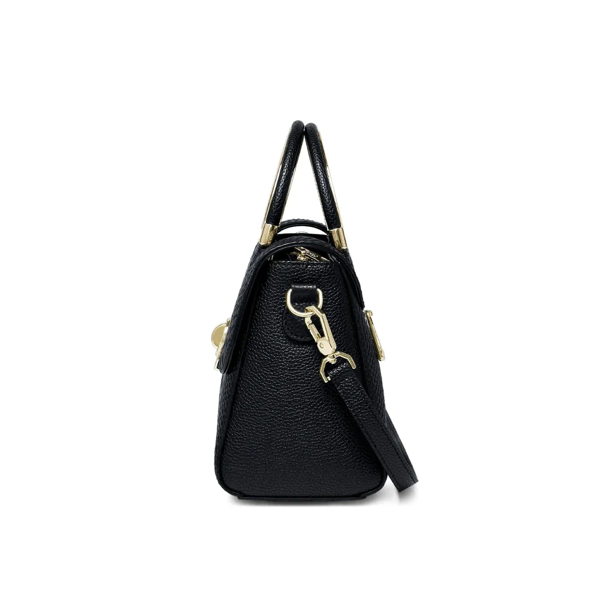 Genuine leather bag shoulder crossbody solid design with beautiful details.