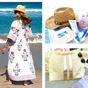 Get Away - Kaftan, Hat & Bag