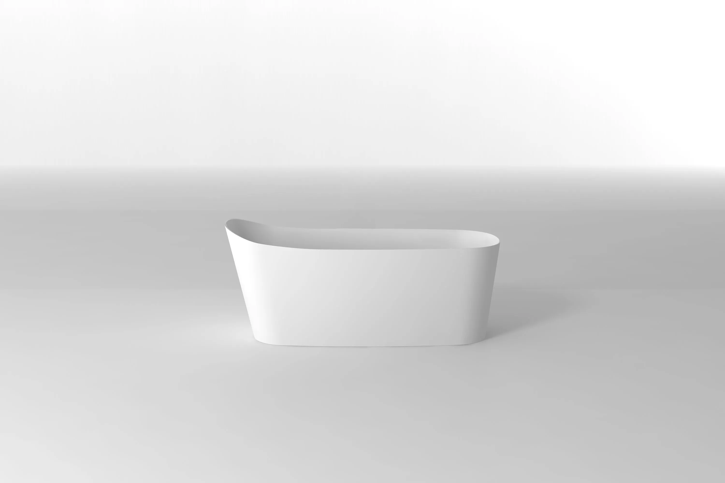 Gia Elegant Slimline Stone Bath - 1600mm - G65175