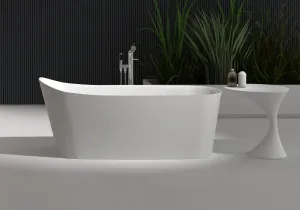 Gia Elegant Slimline Stone Bath - 1600mm - G65175