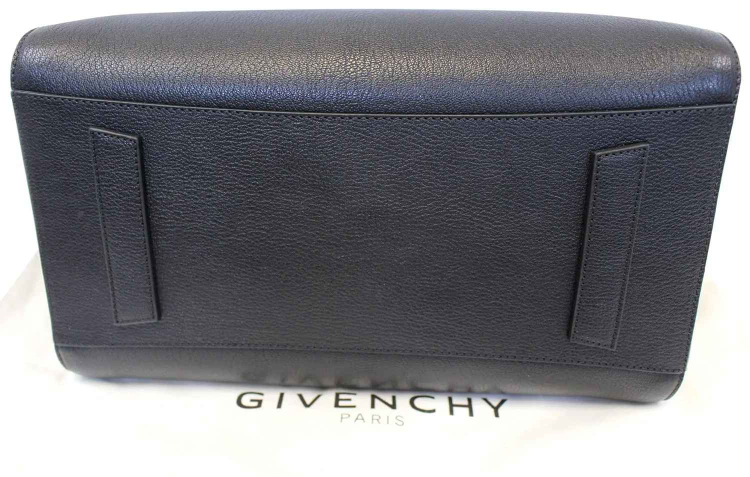 GIVENCHY Black Leather Antigona Shoulder Bag