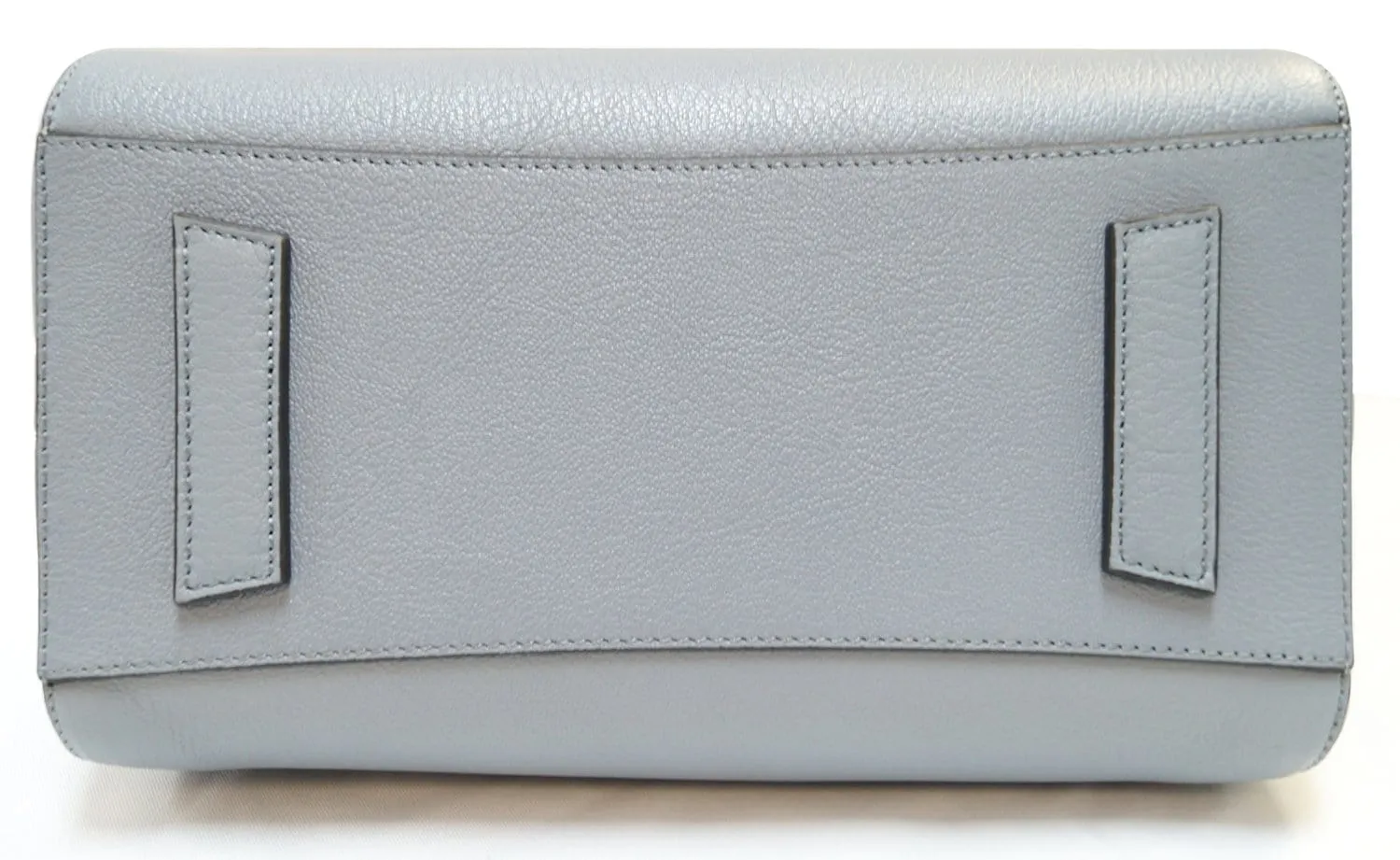 GIVENCHY Grey Goatskin Leather Small Antigona Shoulder Bag