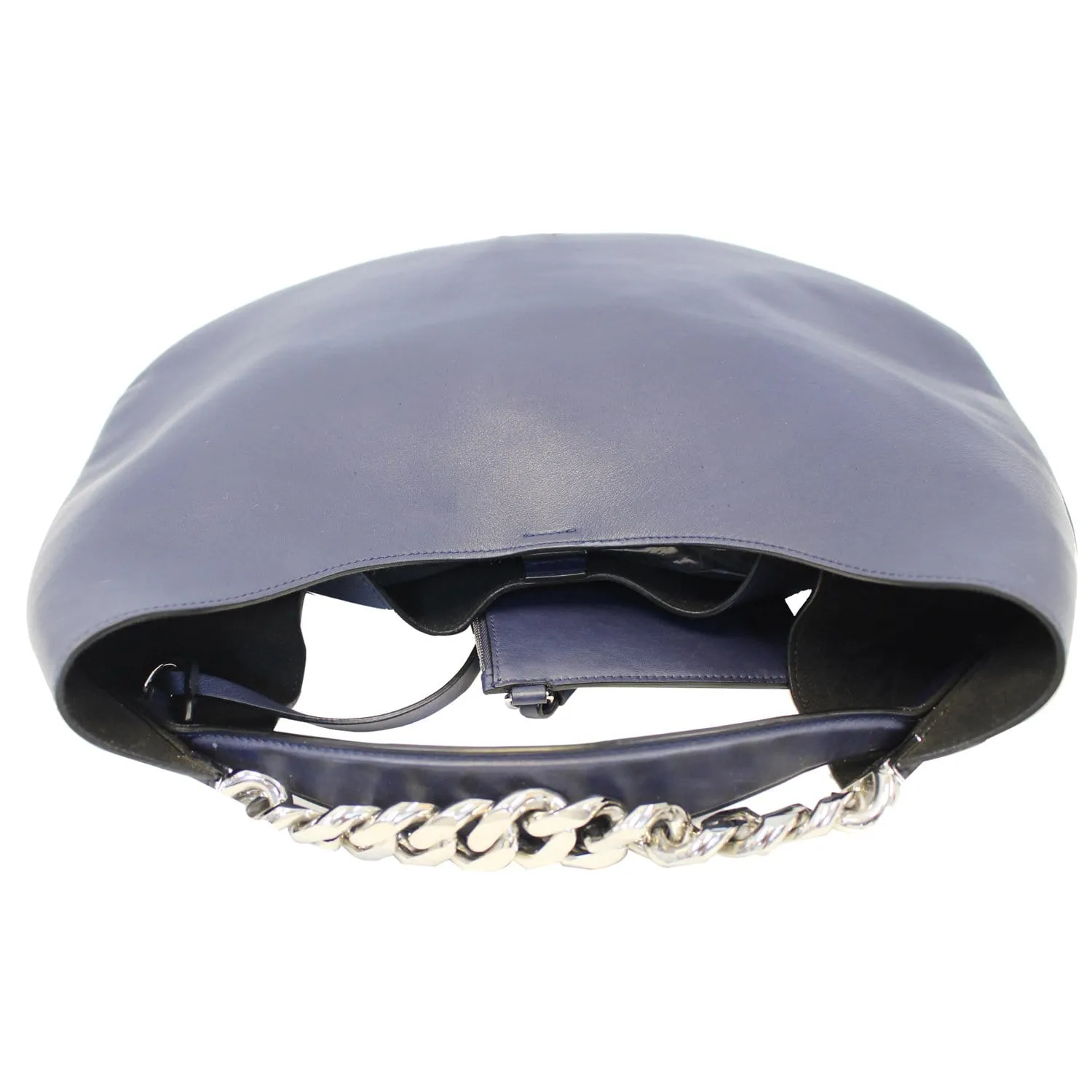 GIVENCHY Infinity Leather Medium Hobo Bag Blue - 15% OFF