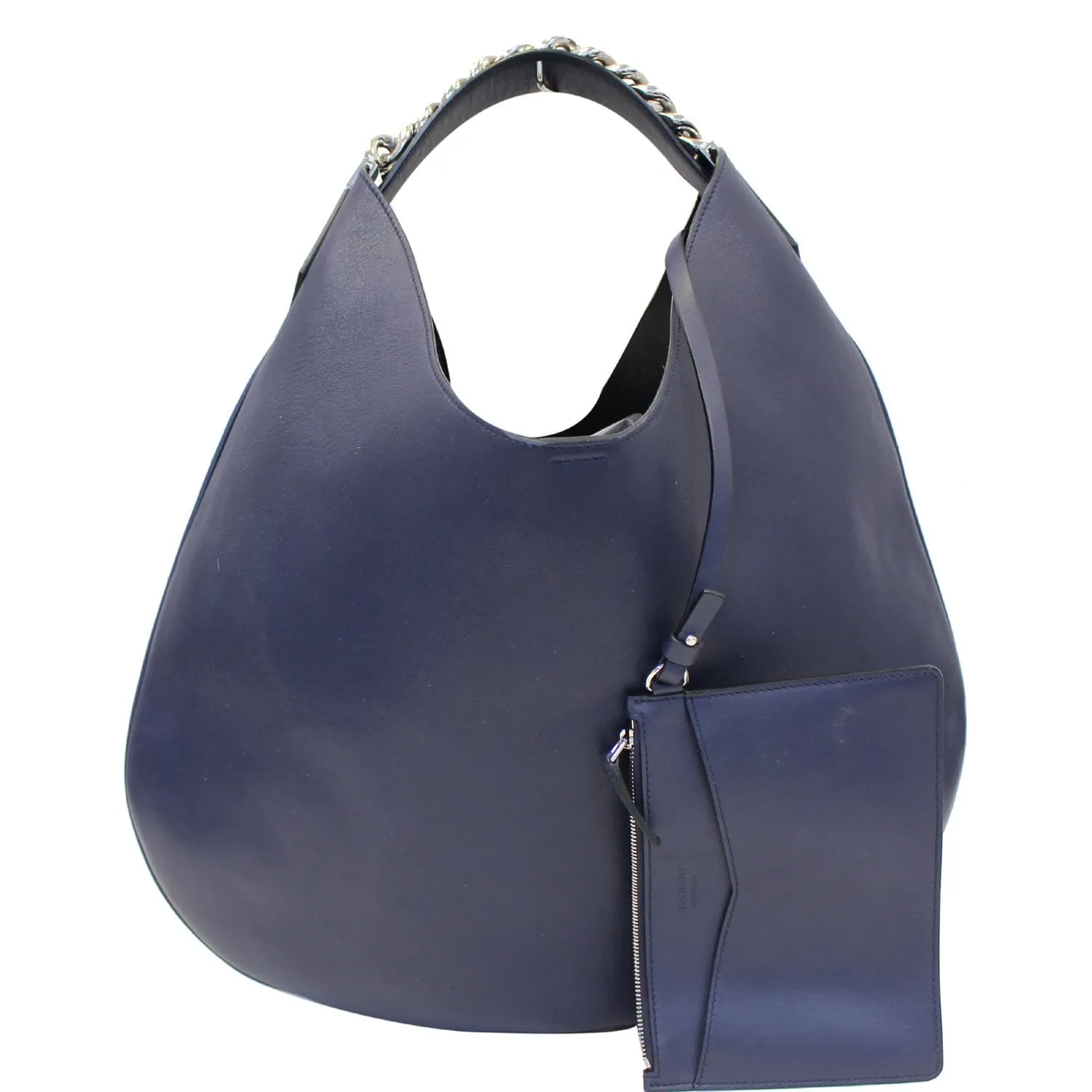 GIVENCHY Infinity Leather Medium Hobo Bag Blue - 15% OFF