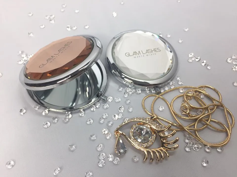 Glam Lashes Luxury Crystal Mirror