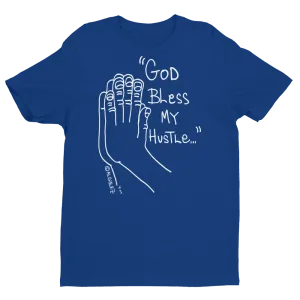 God Bless My Hustle (blue) T-shirt