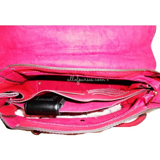 Golden flora Medallion satchel Bag purse Designer Black flap pockets