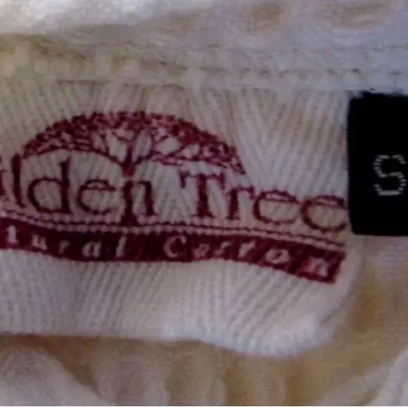 Golden Tree Waffle Weave Robe, Luxury, Spa, Resort, Cruise, Weekend, Ivory, S/M