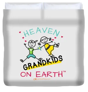 Grandkids Heaven on Earth - Duvet Cover