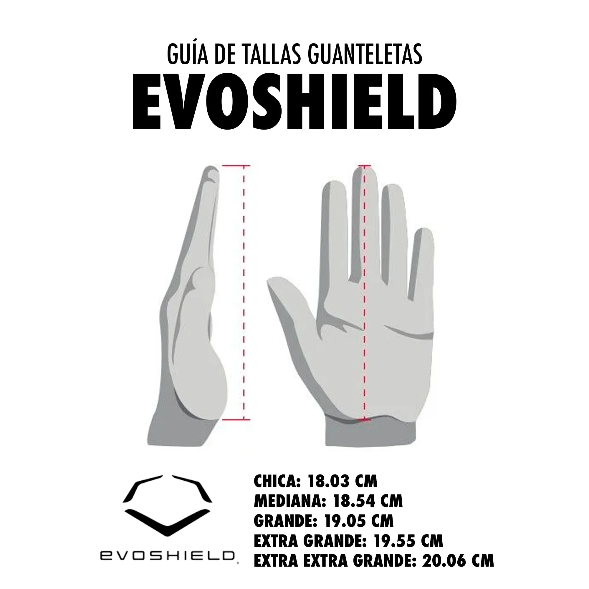 Guanteleta Beisbol Evoshield Daze Rojo ADULTO