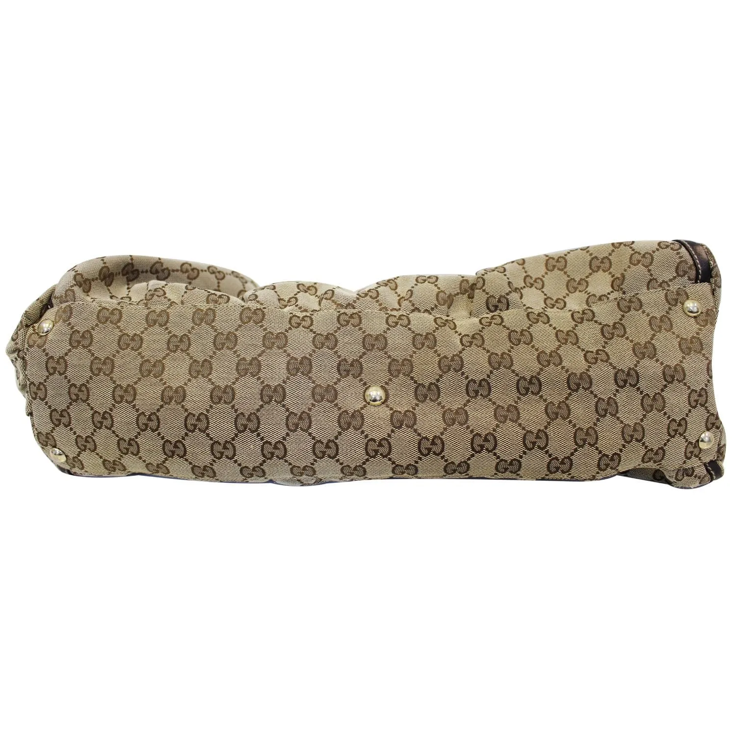 GUCCI Abbey D Ring GG Canvas Large Hobo Bag 189835