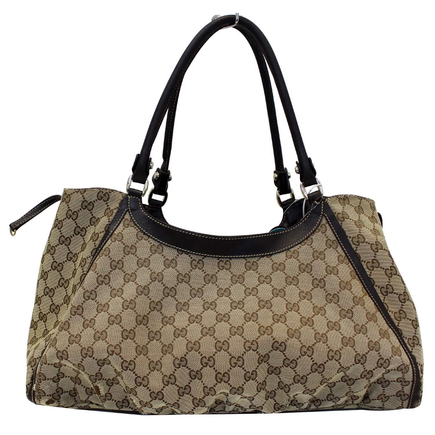 GUCCI Abbey D Ring GG Canvas Large Hobo Bag 189835
