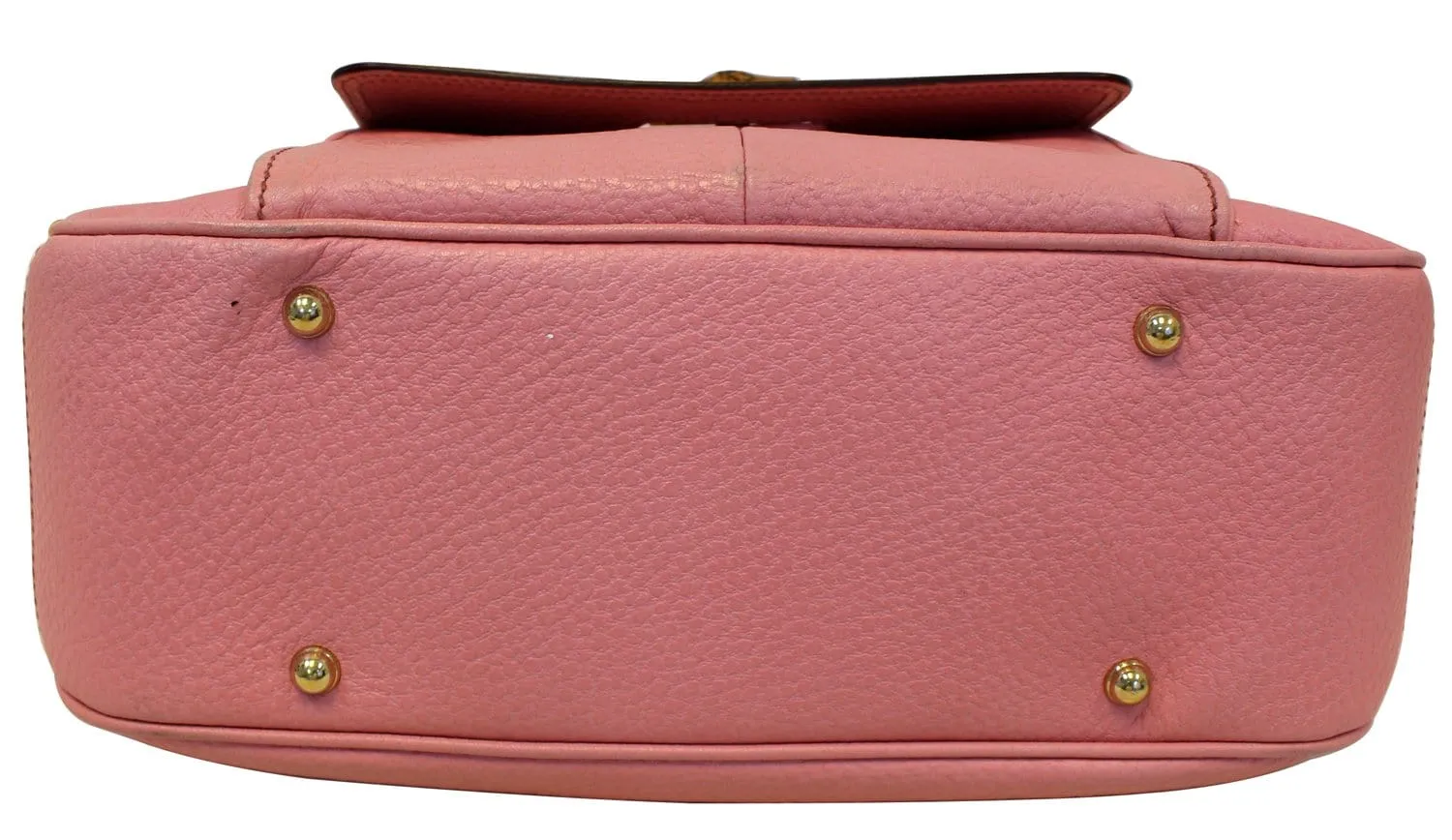 Gucci Bamboo Top Handle Pink Calfskin Leather Hobo Bag