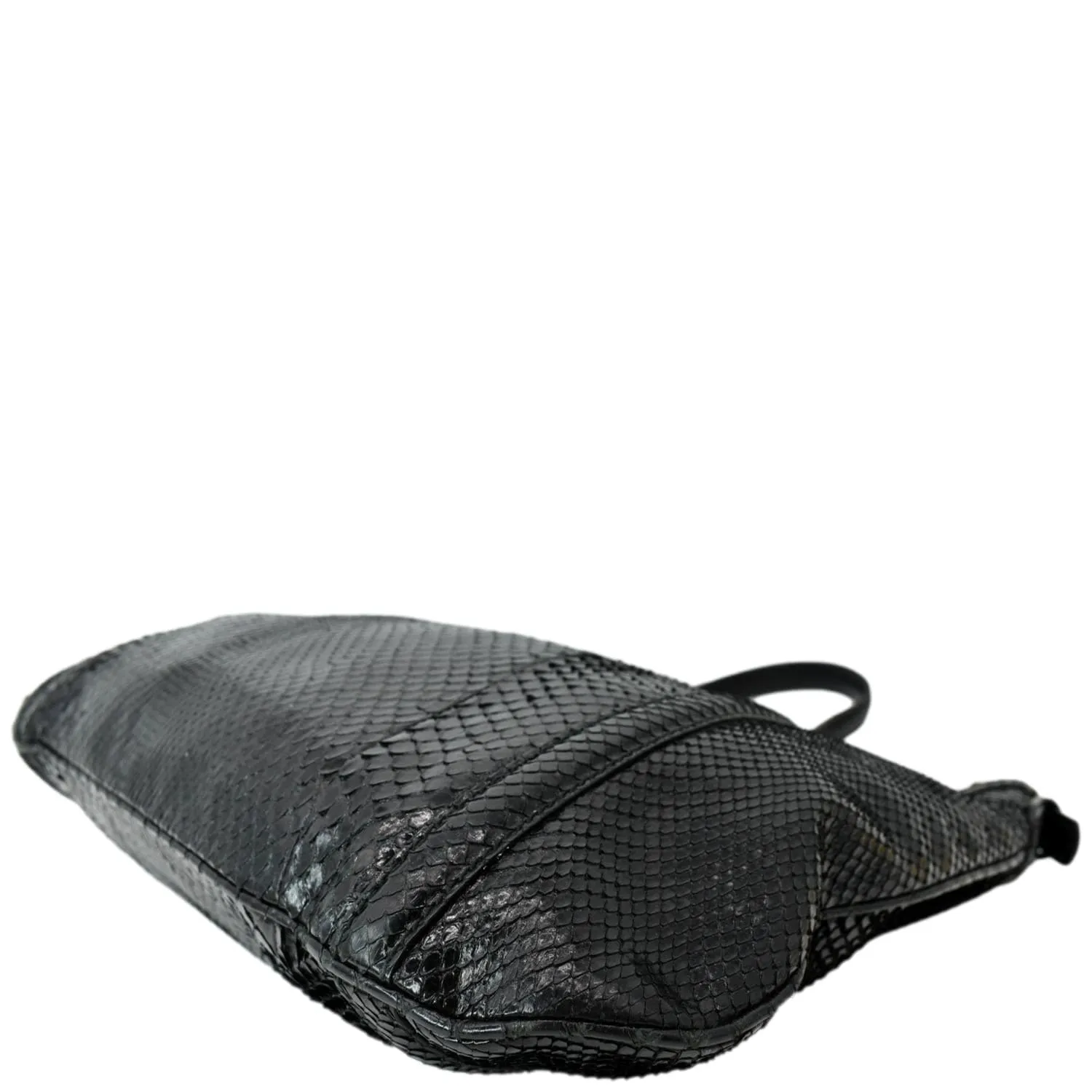 GUCCI Britt Medium Patent Leather Hobo Bag Black 162740