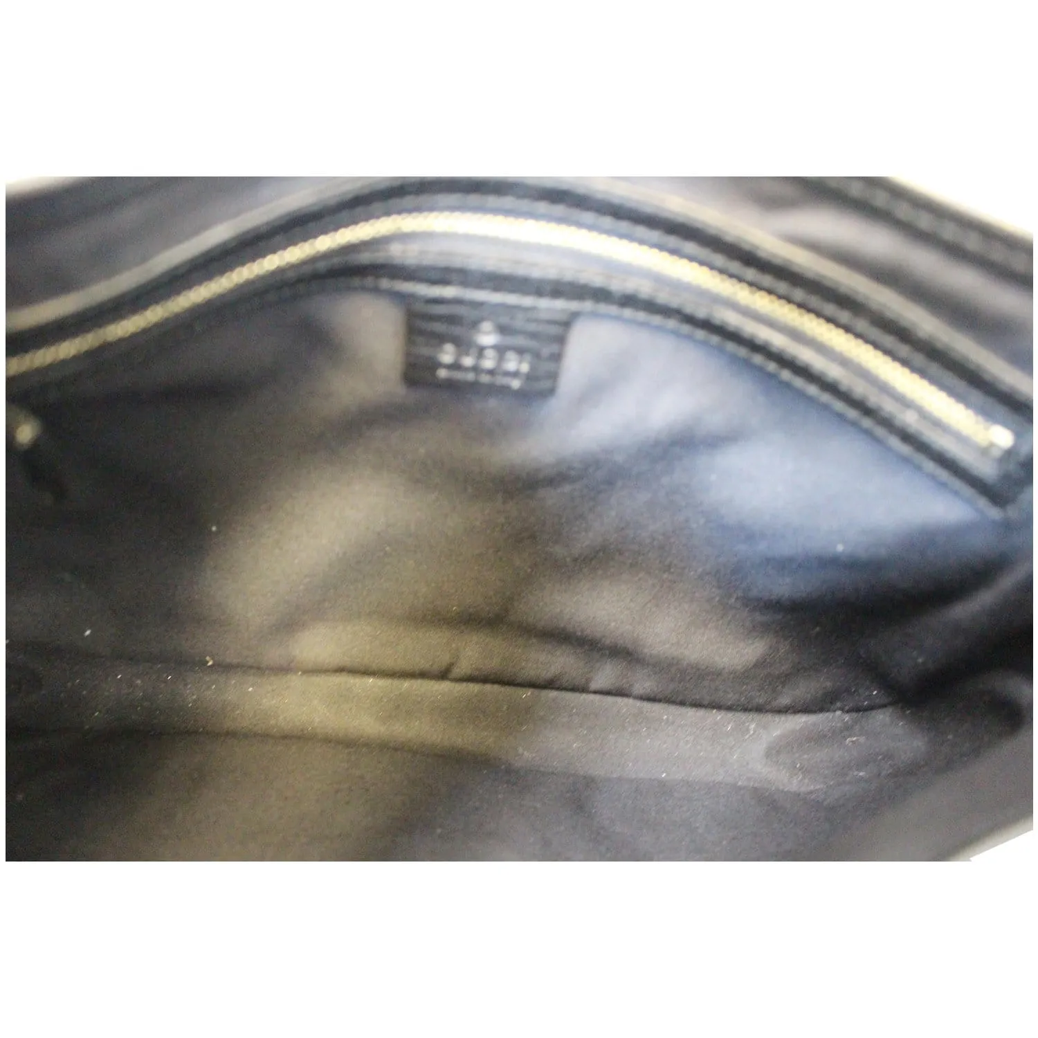 GUCCI GG Canvas Web Hobo Bag Black 130779