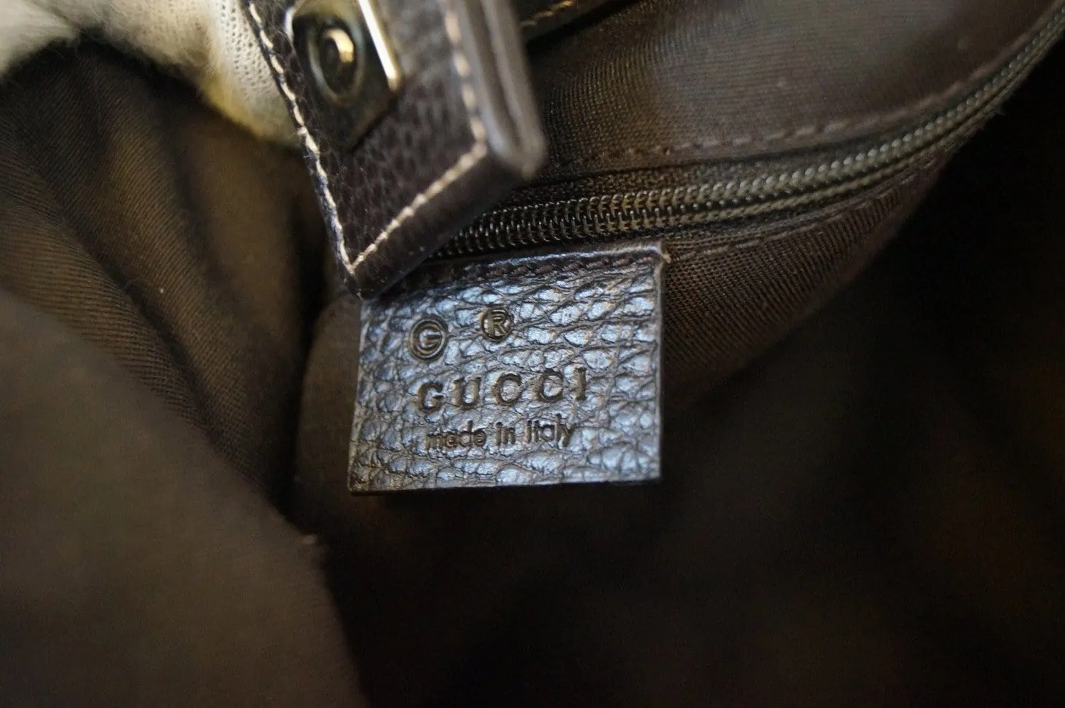 GUCCI GG Coated Canvas Abbey Convertible Shoulder Bag