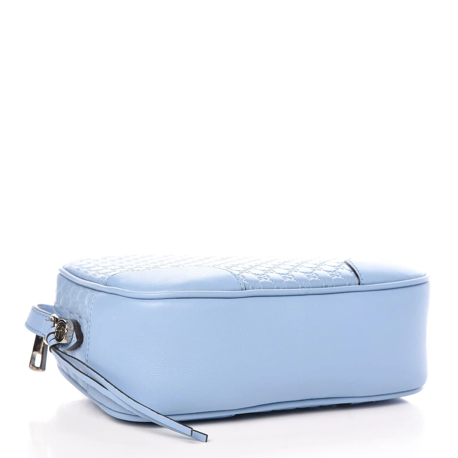 Gucci GG Microguccissima Leather Bree Camera Bag in Blue