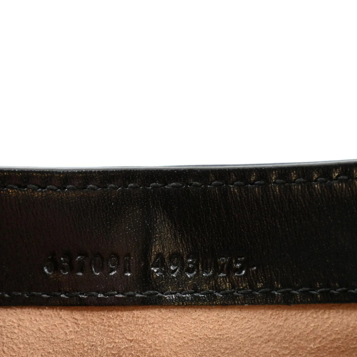 GUCCI Jackie 1961 Leather Shoulder Bag Black 637091