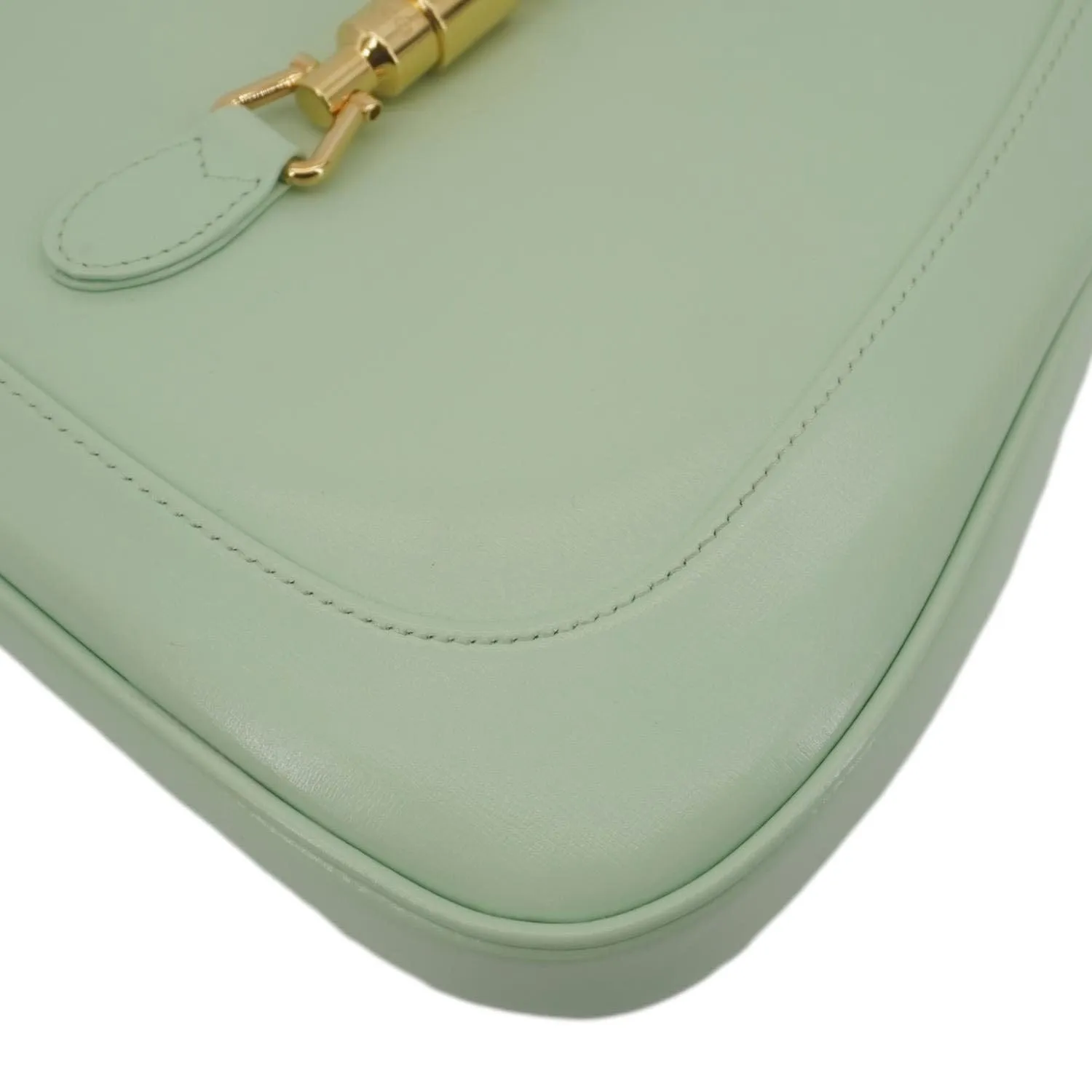 GUCCI Jackie 1961 Small Leather Hobo Bag Sage Mint 636709