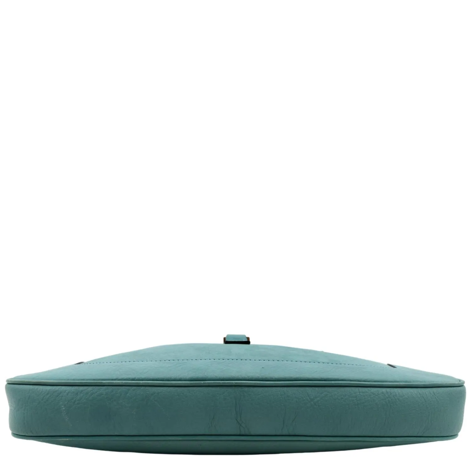 GUCCI Jackie Leather Hobo Bag Turquoise 00963