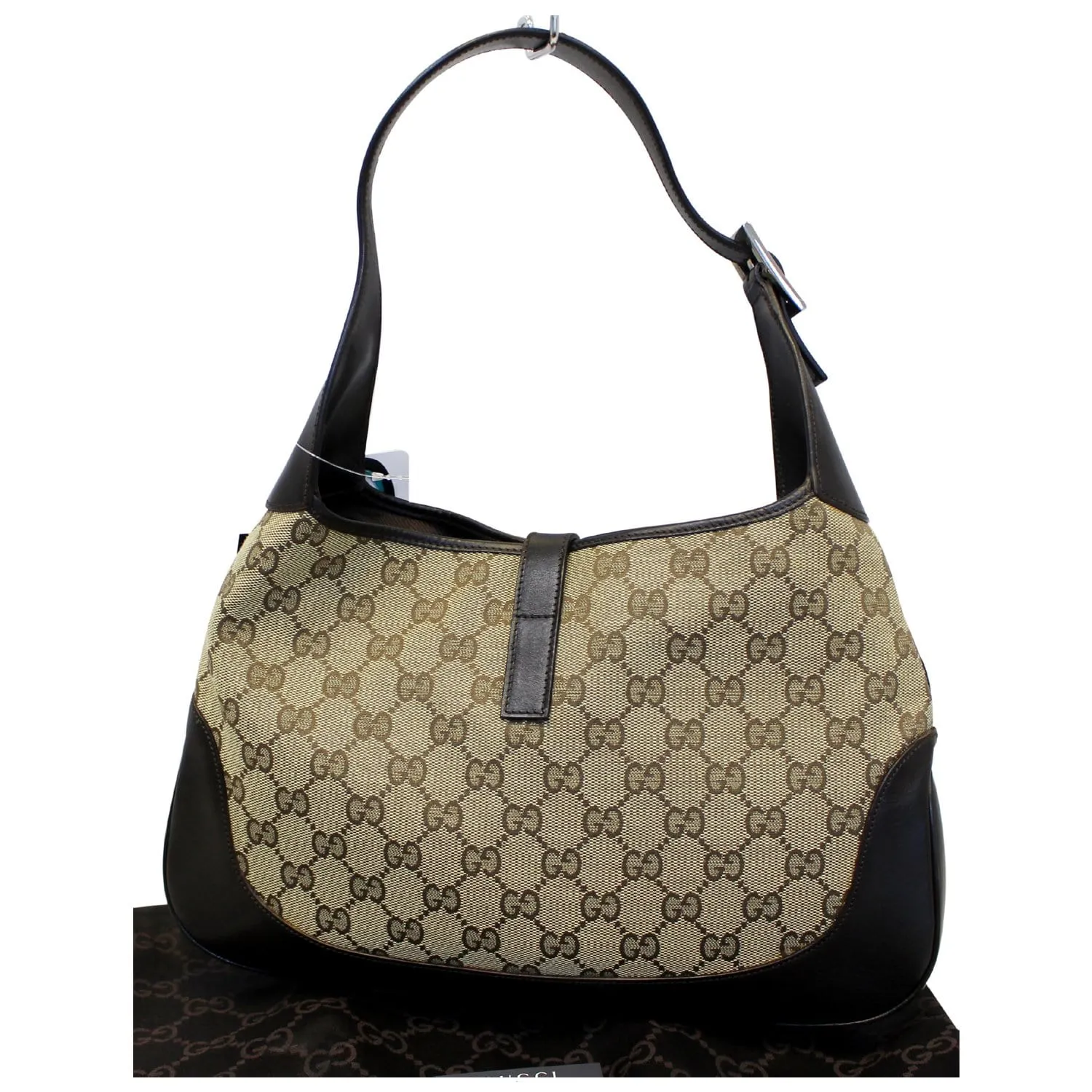 GUCCI Jackie O Web GG Canvas Hobo Bag