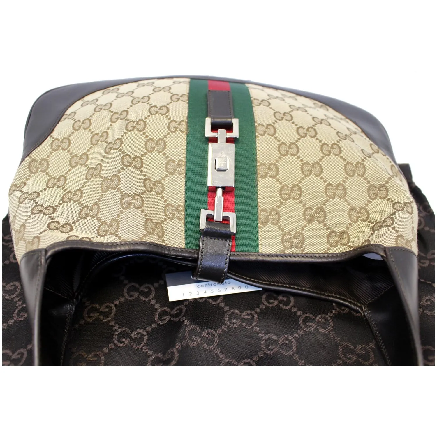 GUCCI Jackie O Web GG Canvas Hobo Bag