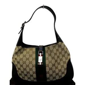 GUCCI Jackie O Web GG Canvas Hobo Bag