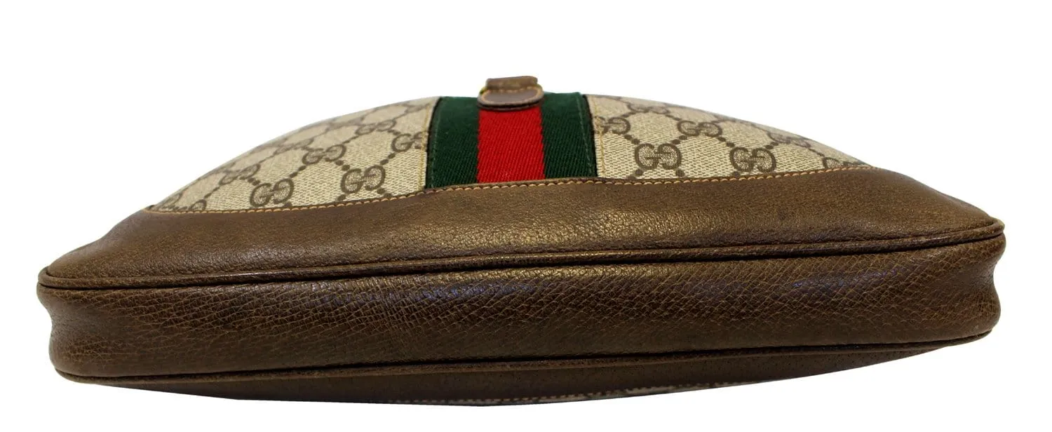 GUCCI Monogram GG Canvas Jackie O Hobo