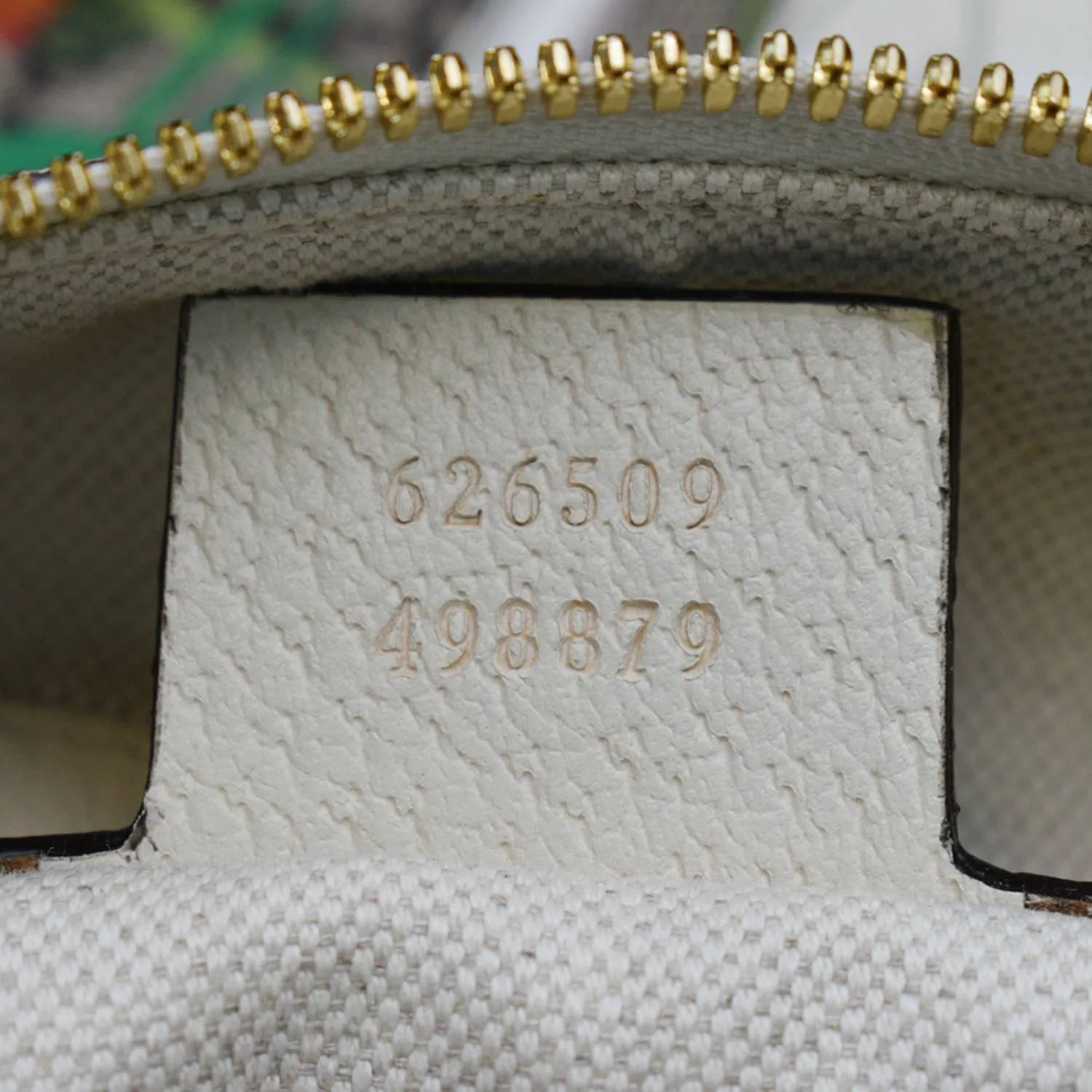 GUCCI Ophidia Half Moon Small Flora GG Canvas Hobo Bag Beige 626509