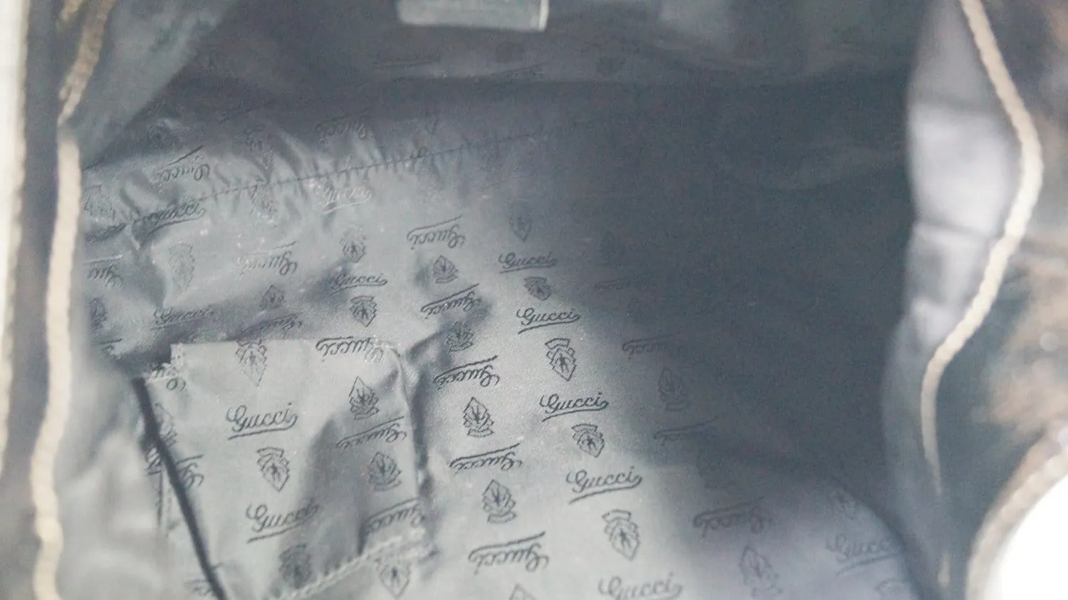 GUCCI Patent Leather Black Medium Britt Hobo Bag