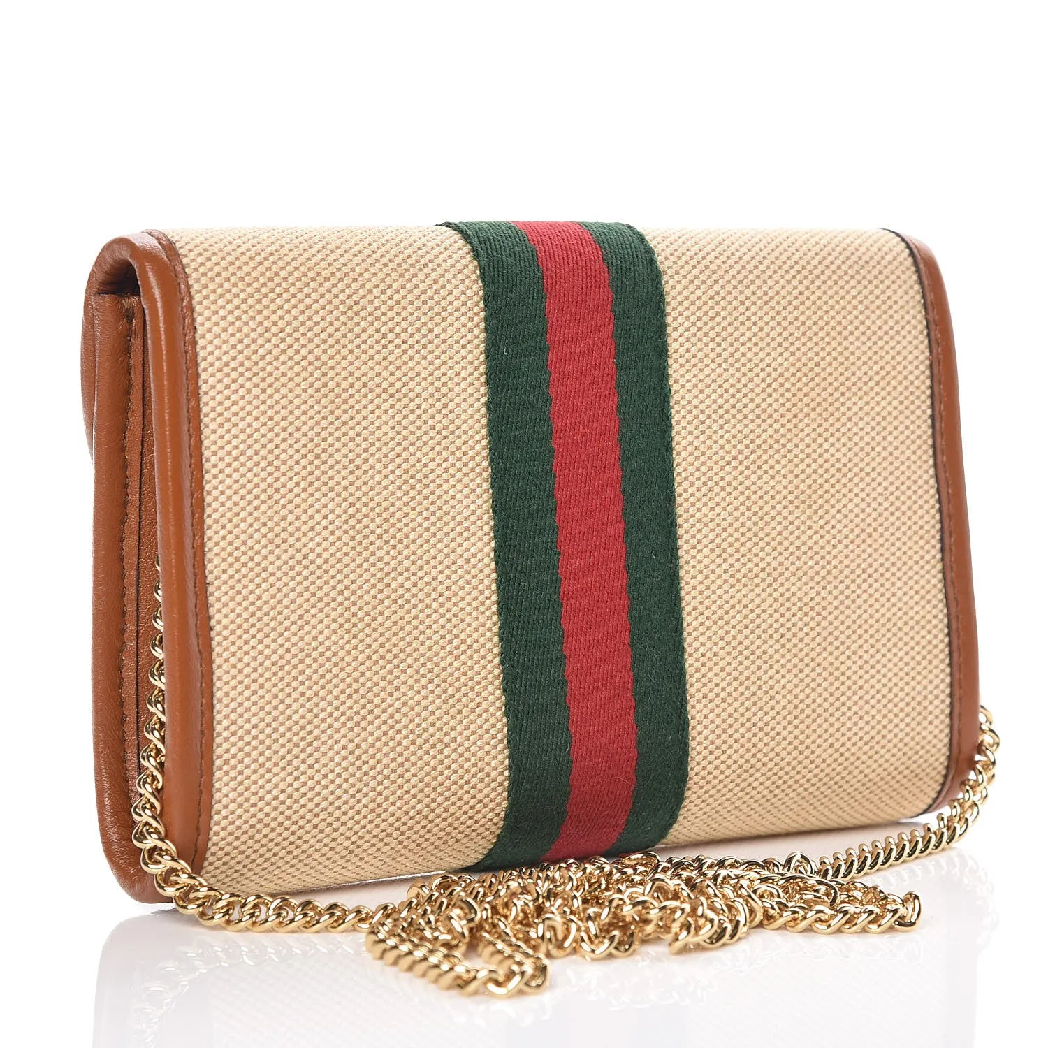 Gucci Rajah Mini Canvas Crossbody Bag