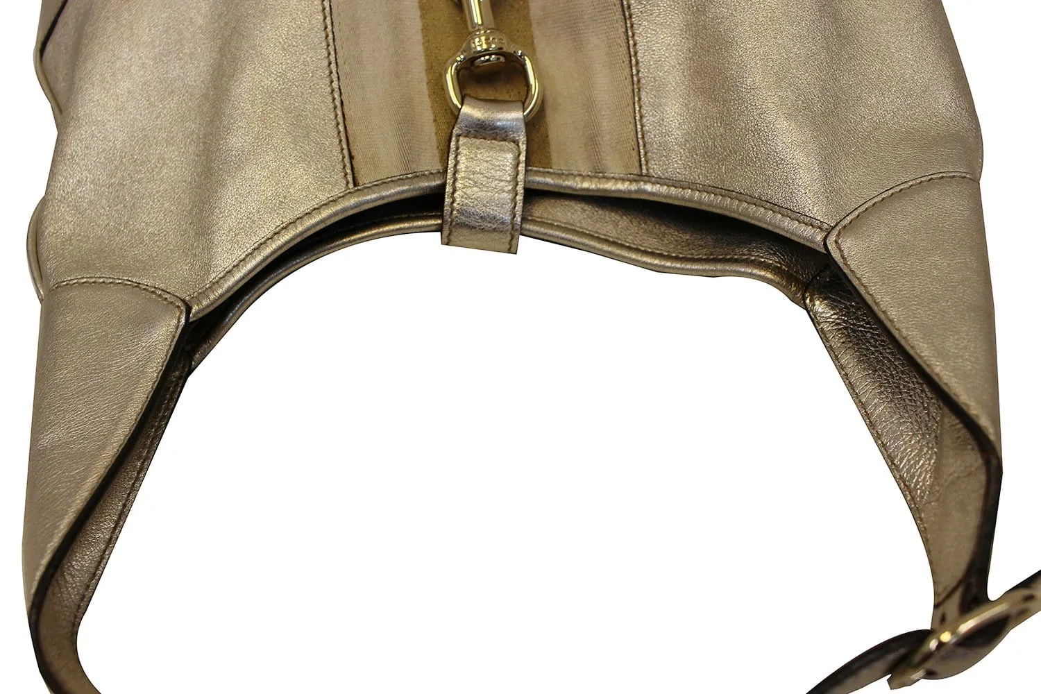 Gucci Web Jackie O Bouvier Medium Leather Hobo Bag - Last Call