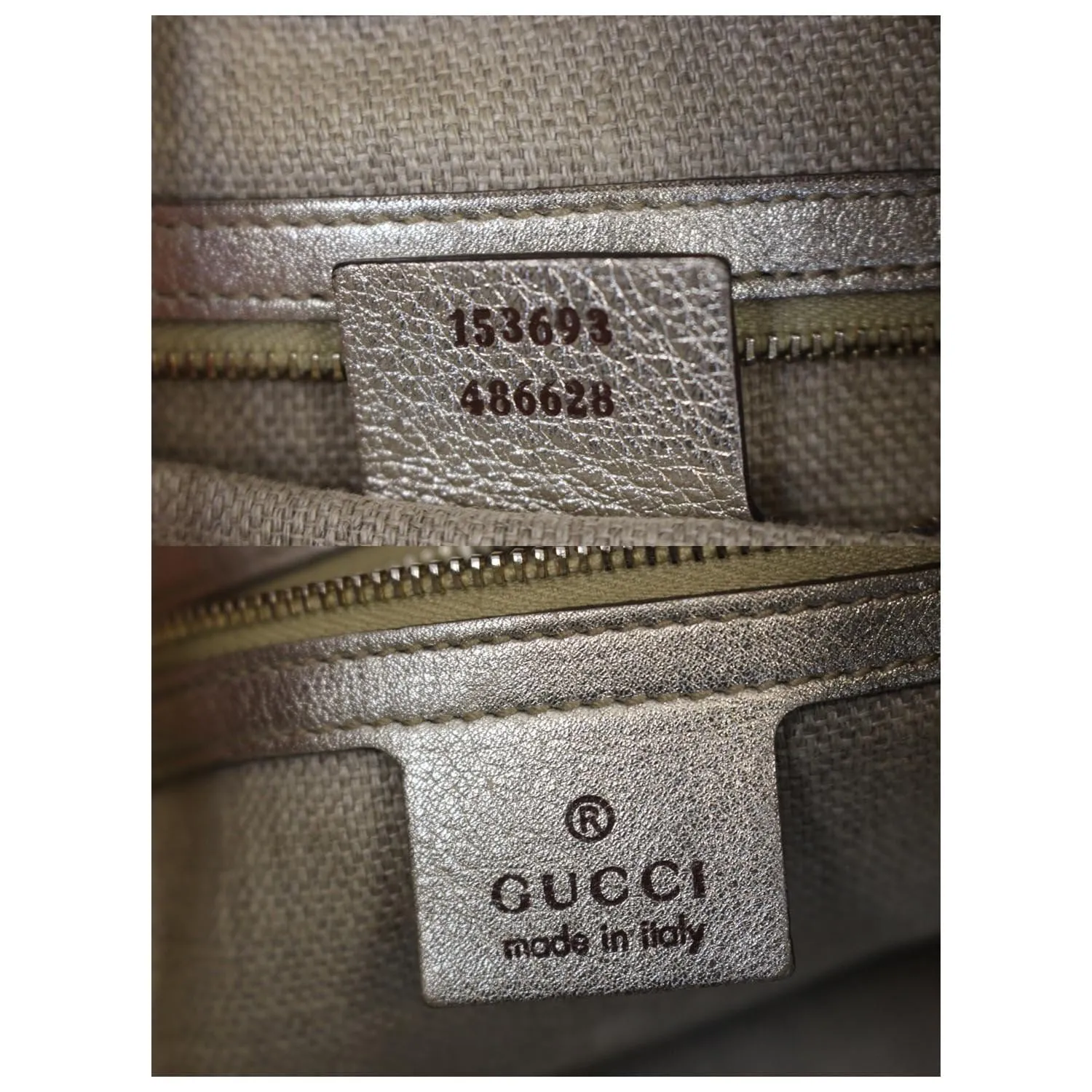 GUCCI Web Jackie O Bouvier Medium Leather Hobo Bag