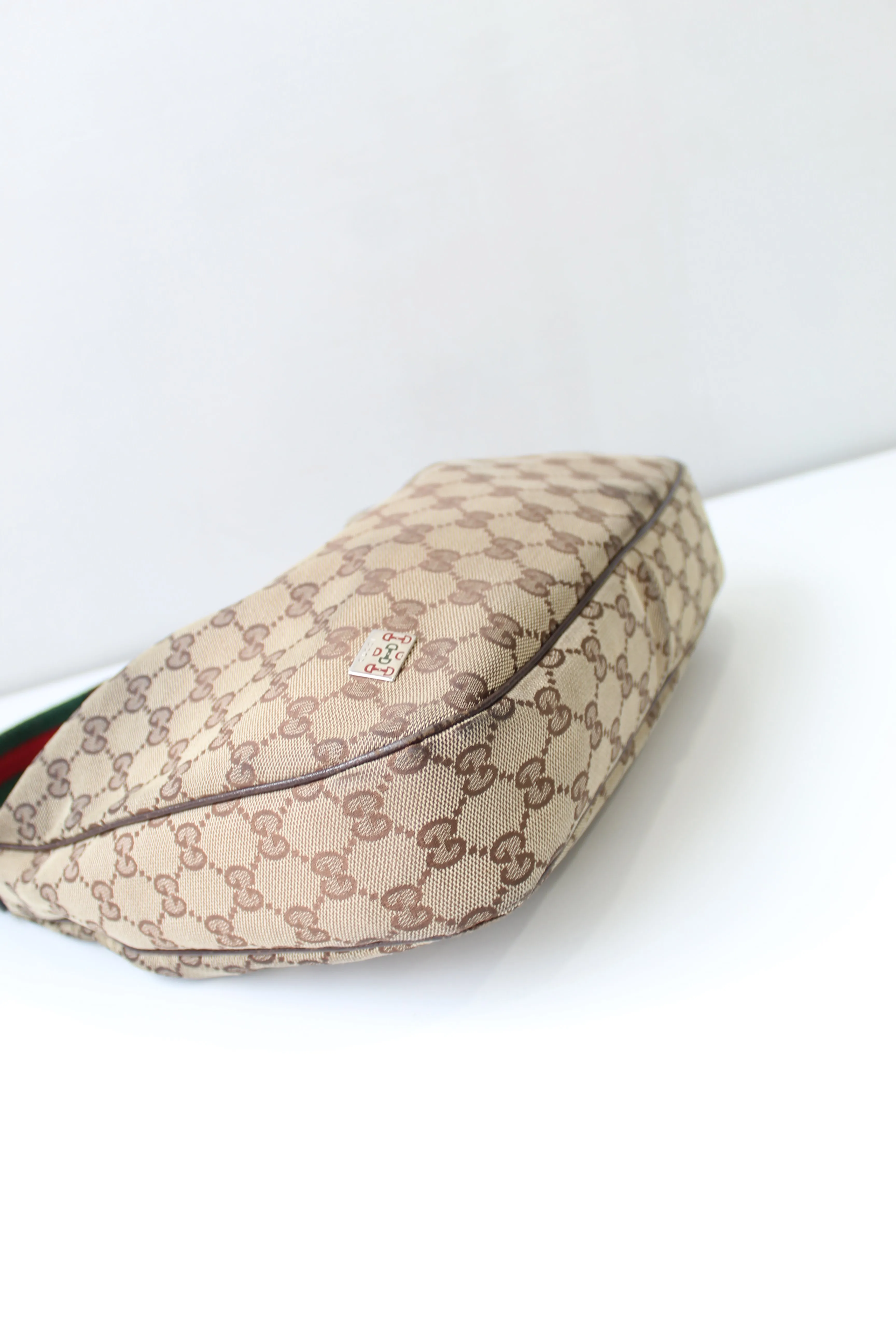 Gucci Web Shoulder Bag (Damaged Straps)