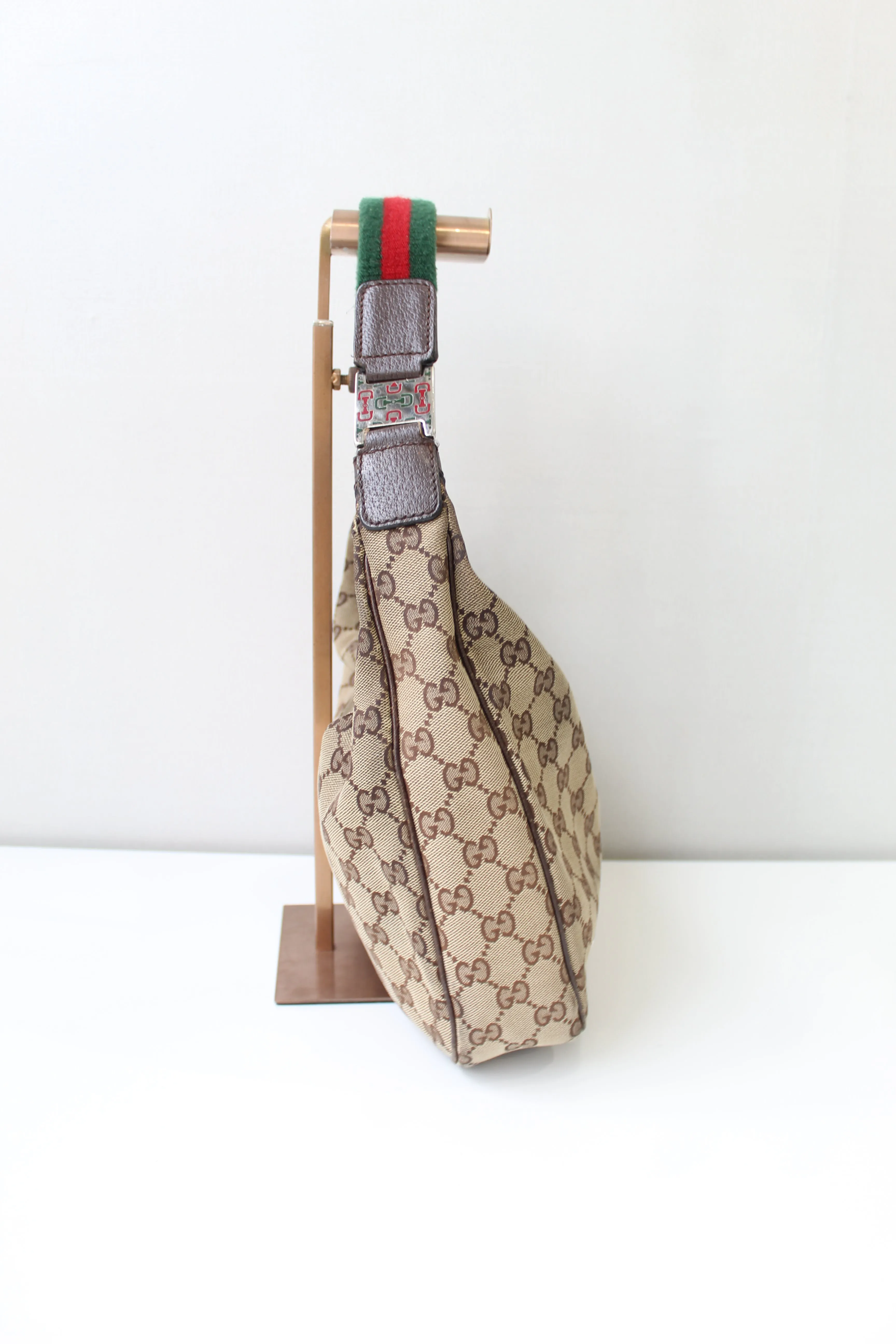 Gucci Web Shoulder Bag (Damaged Straps)
