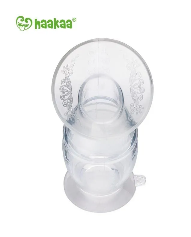 Haakaa Silicone Breast Pump with Suction Base - 4 oz