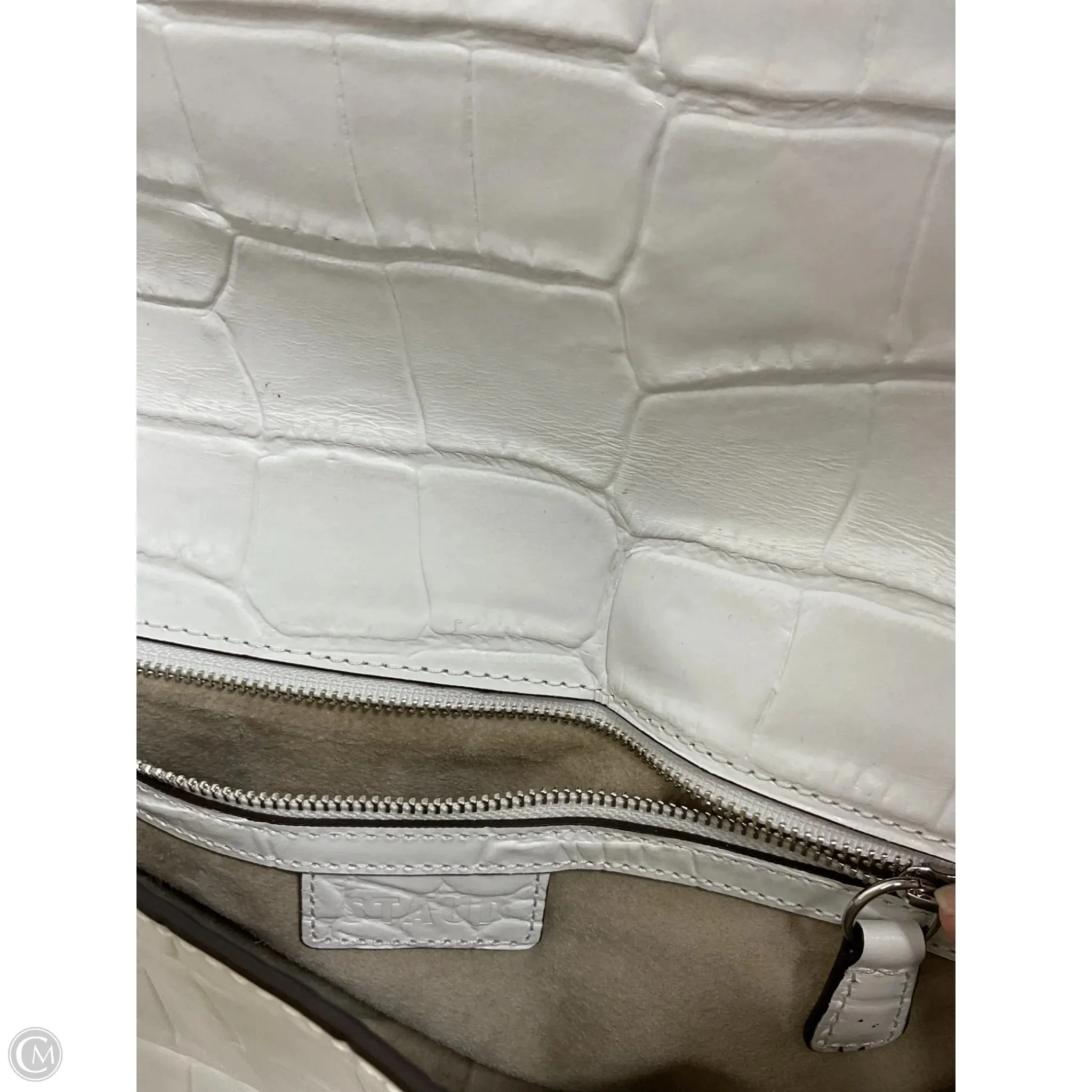 Handbag Leather By Cma, Size: Medium