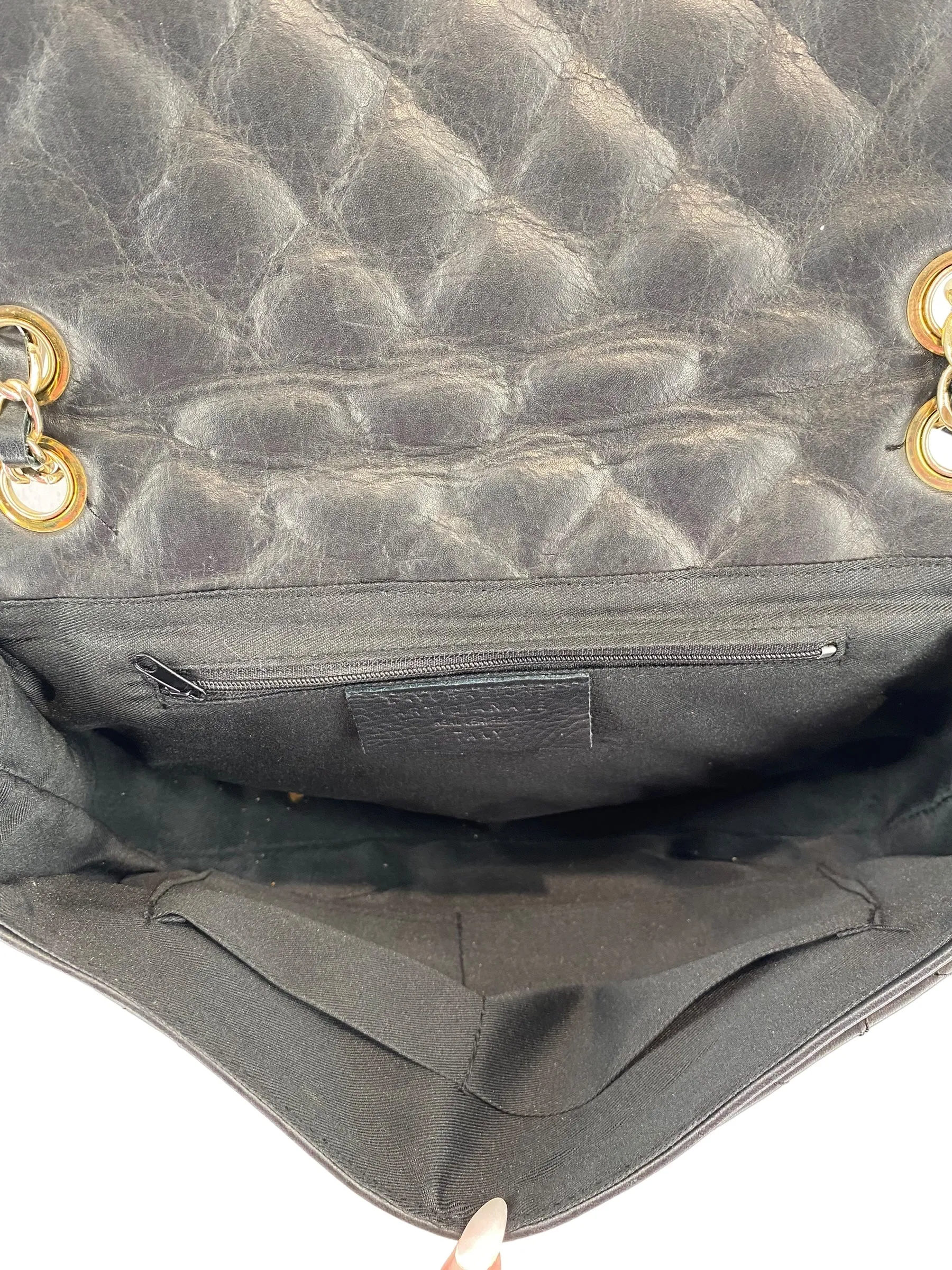 Handbag Leather Clothes Mentor, Size Small